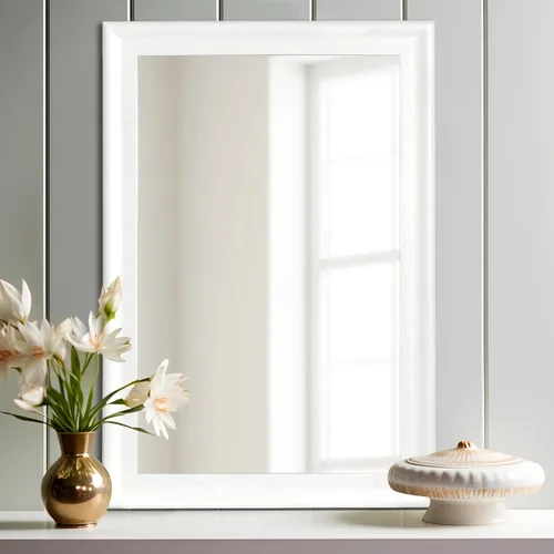 Vista 11 de Espejos redondos de 24 pulgadas, espejo de pared rústico decorativo de transición de nogal oscuro con grano de madera para baño, espejo de tocador
