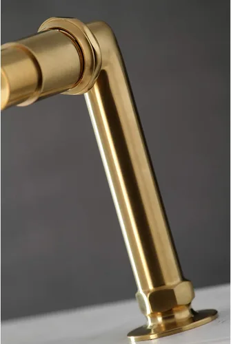 Vista 3 de Kingston Brass AE8107DL - Llenador de bañera con ducha de mano, latón cepillado