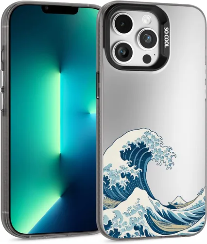 Vista 51 de Funda para iPhone 12 Pro Max (protección contra caídas de grado militar) Funda de teléfono de TPU a prueba de golpes, medusa-12PM Azul