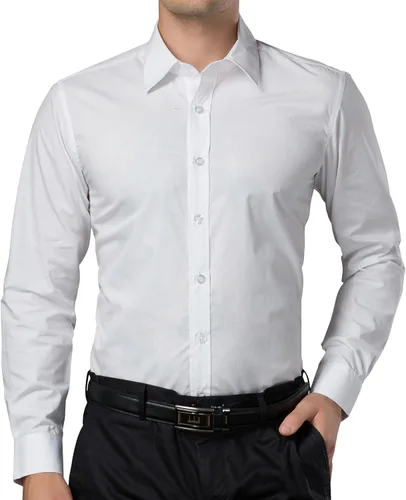 Vista 4 de Paul Jones - Camisas de vestir de manga larga con botones para hombre