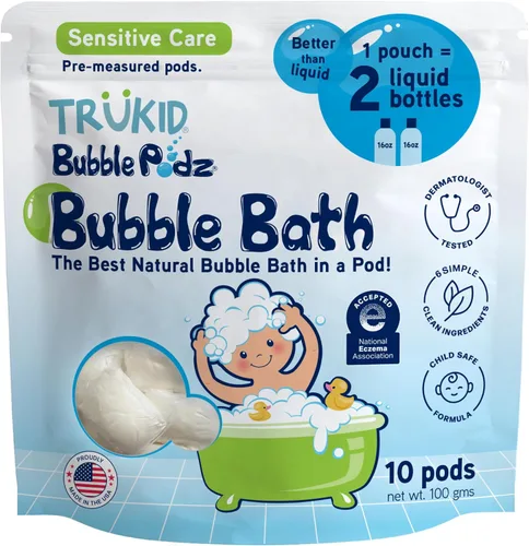Vista 27 de TruKid Bubble Podz - Baño de burbujas para niños, niños pequeños y bebés, bomba de baño suave y refrescante sin lágrimas para piel sensible
