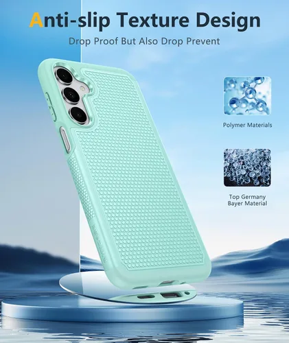 Vista 38 de FNTCASE Funda para iPhone 17 Pro: Fundas delgadas translúcidas de color azul claro compatibles con MagSafe, protección completa de la cámara