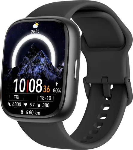 Vista 8 de LODIMEKE Reloj inteligente, Alexa incorporado, responder/hacer llamadas, 44mm, reloj inteligente para mujeres y hombres, pantalla deportiva