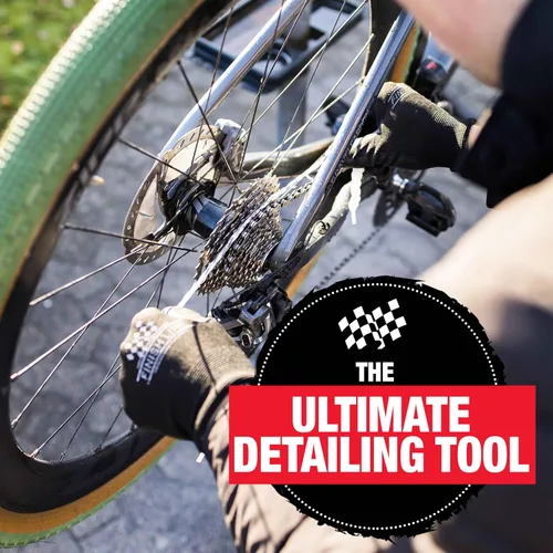 Vista 3 de Finish Line Gear Floss - Cuerda de limpieza de microfibra (paquete de 20 cuerdas de microfibra) herramientas de limpieza de bicicletas