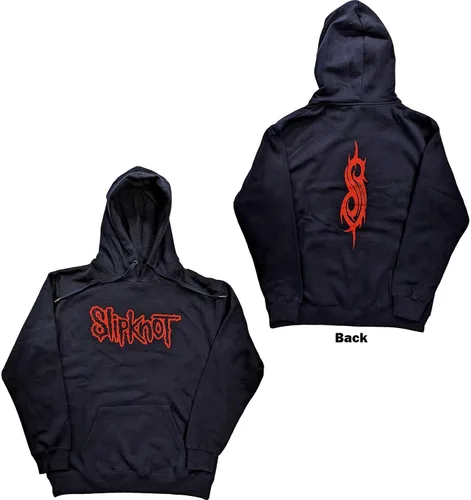 Vista 4 de Slipknot Hoodie Tribal S Band Logo Official Unisex Grey Pullover Size M