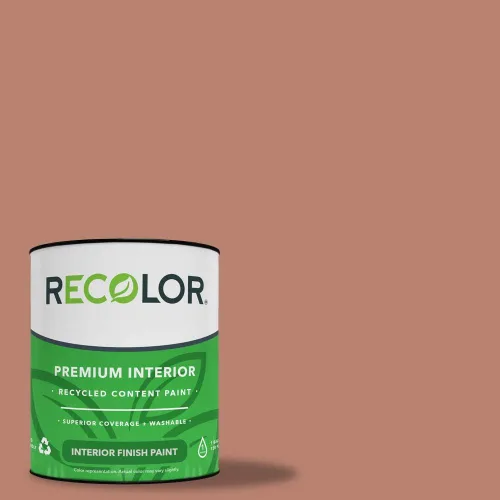 Vista 17 de RECOLOR Pintura de Látex Ecológica Premium para Interiores para Paredes, Muebles y Habitaciones con Acabado Cáscara de Huevo, 1 Cuarto de Galón
