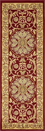 Vista 13 de Unique Loom colección Versailles - Alfombra de área con patrón de medallón, motivo floral; estilo tradicional clásico