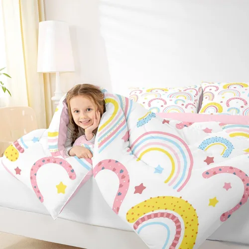 Vista 9 de Homewish Juego de edredón de juegos deportivos de pelota, tamaño twin, juego de ropa de cama de béisbol y baloncesto, 2 piezas para niños