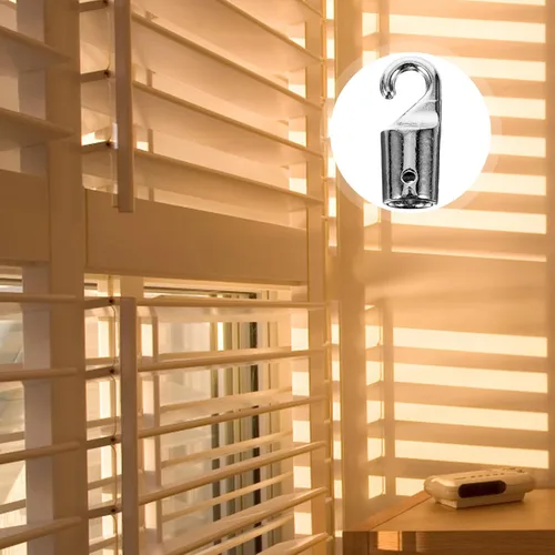 Vista 5 de Angoily 4 piezas de gancho de repuesto para vara ciega vertical, punta de gancho para piezas de ventana para fácil reemplazo, compatible