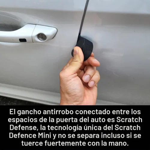 Vista 6 de Scratch Defense Mini 2 unidades, protector de golpes para puerta de automóvil, protector magnético extraíble para borde de puerta de automóvil
