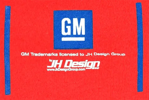 Vista 6 de JH DESIGN GROUP Chevy Corvette - Sudadera con capucha para hombre color rojo con cremallera C1 Thru C8 Rojo