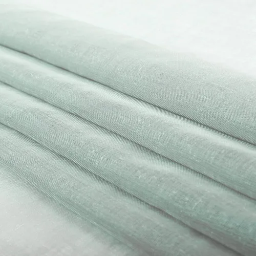 Vista 8 de MISS SELECTEX Cortinas semitransparentes con aspecto de lino y borlas de pompones - Cortinas de gasa semitransparentes con bolsillo para varilla