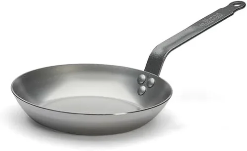 Vista 8 de De Buyer - 5110.18 - Estufa 'Carbon Plus' Round Lyonnaise Cup - Pluma de cola remachada - Hoja de acero blanco diámetro 7.1 in