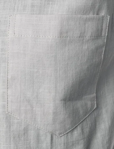 Vista 5 de ZEROYAA Camisas de manga corta con botones y algodón y lino para hombre, ligeras, con bolsillo