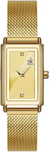 Vista 12 de SHENGKE Reloj minimalista (Love Me Tender Love Me Home) Reloj de pulsera casual de moda