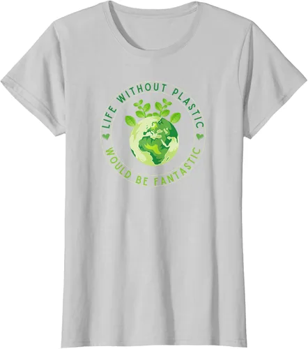 Vista 24 de Life Without Plastic Ecology Planet Original Vegan Gift T-Shirt