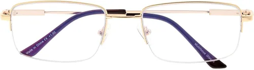 Vista 17 de BFOCO Gafas de lectura progresivas multienfoque anti UV para hombre, 3 niveles, lectores de visión para mujer (dorado, +1.00)