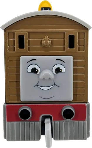Vista 3 de Thomas & Friends Toby Metal Diecast, All Engines Go, Fisher-Price Tren de Juguete para Empujar para Niños en Preescolar de 3 años en Adelante, HTN28