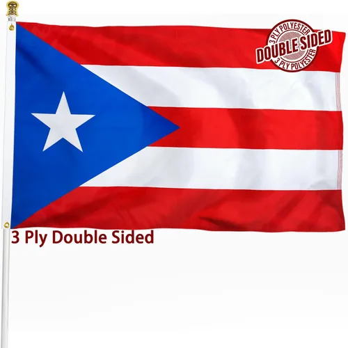 Vista 11 de Bandera de Nicaragua de 3 x 5 pies para exteriores, bandera nacional nicaragüense, bandera nacional nicaragüense, doble cara de 3 capas de poliéster