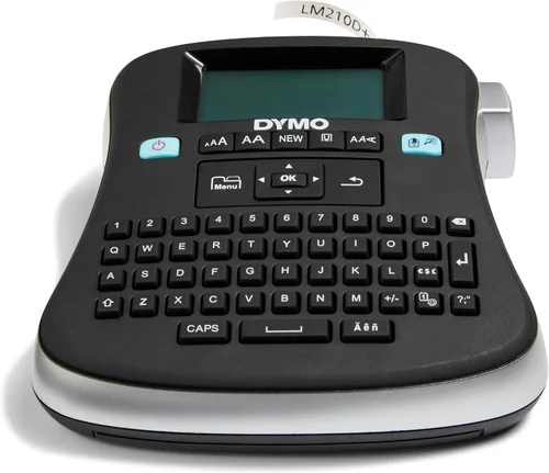 Vista 6 de DYMO Rotuladora de escritorio Rotuladora portátil LabelManager 210D, multiuso, fácil de usar, teclas inteligentes de un solo toque, teclado