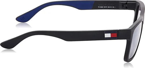 Vista 3 de Tommy Hilfiger Th1556S - Gafas de sol cuadradas para hombre, negro, 56 mm