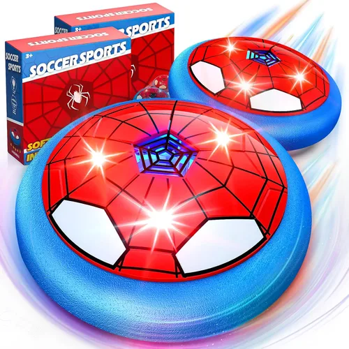 Vista 8 de HopeRock Pelota de Fútbol Flotante 3 en 1 Juego de Hockey y Bolos, Juguetes de Interior y Exterior para Niños de 3-12 Años, Juguetes de Exterior