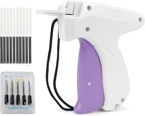 Vista 7 de Sessa Clothes Tag Gun with Fastneres – Mini Tagging Gun for Clothes, Fabric, Upholstery & DIY Crafts – Includes Extra 5 Needles & Pack of Fasteners
