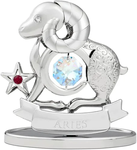 Vista 12 de CRYSTOCRAFT Regalo de sagitario, adorno de constelación con cristal austriaco, adorno de cristal de signo del zodiaco, colección de decoración