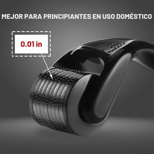 Vista 4 de Rodillo Derma de titanio 540 de 0.010 in - Microneedle Micro aguja rodillo para hombres y mujeres uso doméstico - Microneedle Roller Microneedle