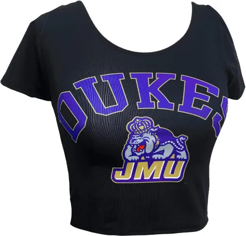 Vista 7 de Lojobands Camiseta corta ajustada para mujer, hecha en Estados Unidos, talla única