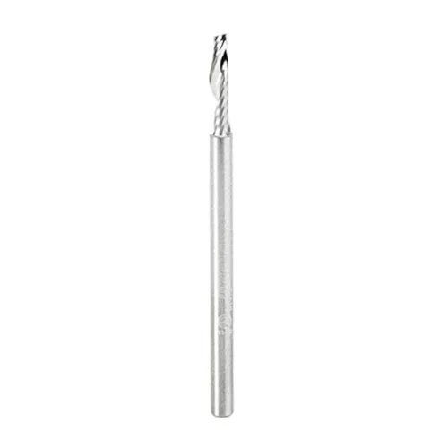 Vista 16 de Amana Tool - 51645 Carburo sólido CNC espiral 'O' sola flauta, corte de plástico 1/2 diámetro x 1