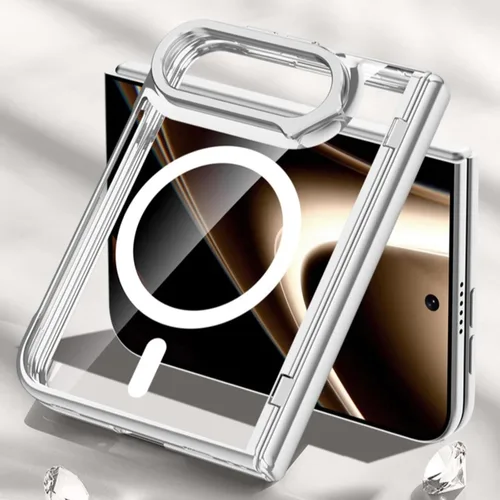 Vista 3 de Funda transparente compatible con iPhone Duo (negro)