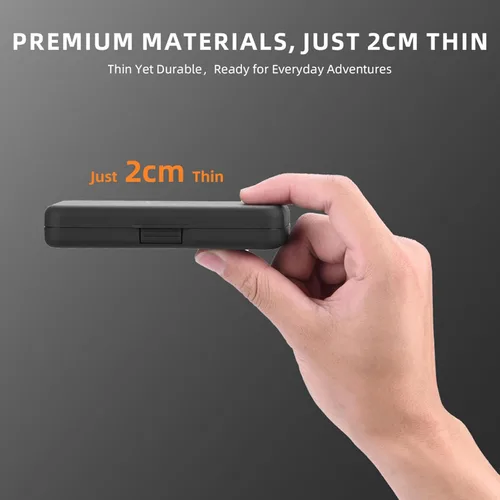 Vista 6 de Estuche rígido para filtro de lente DJI Osmo Pocket 3, a prueba de polvo y resistente al agua Bolsa de almacenamiento de filtro de lente de cámara