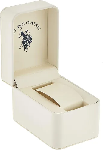 Vista 5 de U.S. Polo Assn. para Mujer USC40063 tono dorado y brazalete rosa reloj