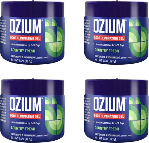 Vista 18 de Ozium Gel eliminador de olores de 4.5 onzas, alternativa a ambientador