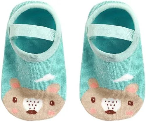 Vista 7 de QandSweat Calcetines antideslizantes para bebés de 8 a 36 meses
