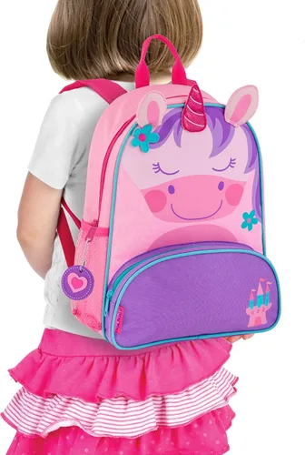 Vista 7 de Stephen Joseph Mochila de unicornio para niñas y almuerzo Rosado 3T 4T 5T 6X Viajar