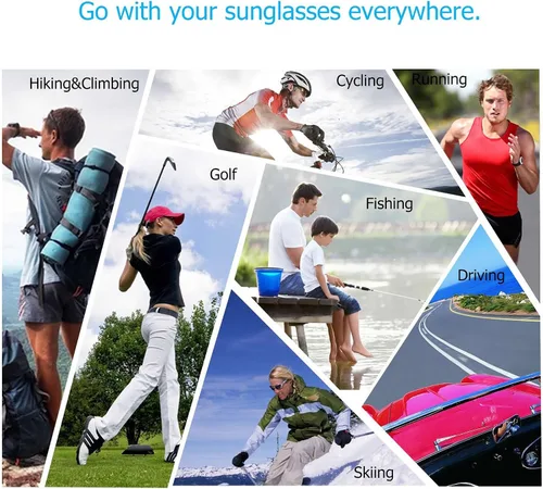 Vista 7 de Dollger Gafas de sol de gran tamaño para mujeres y hombres, diseño de moda retro, gafas de sol con marco