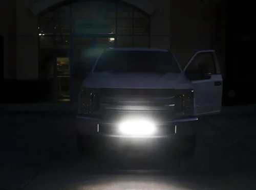 Vista 8 de iJDMTOY Kit de barra de luz LED de 20 pulgadas para montaje en rejilla inferior compatible con Ford 2017-2019 Pre-LCI F250 F350: barra de luz LED