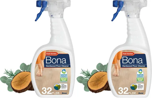 Vista 15 de Bona Spray Limpiador para Pisos de Madera Dura - 32 fl oz - Aroma a Madera de Cedro - Recargable - Solución de Limpieza Sin Residuos para Pisos
