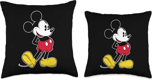 Vista 3 de Disney Mickey Mouse Classic Pose - Almohada negra