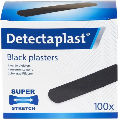 Vista 10 de Detectaplast Black Bandages Superstretch - Resistentes - Flexibles y discretos - Grado profesional para mecánicos - Construcción y trabajo de cocina