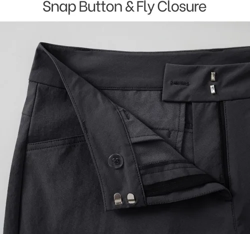 Vista 3 de Willit Pantalones cortos de golf de 4.5 pulgadas para mujer, de secado rápido, casuales, con bolsillos, resistentes al agua