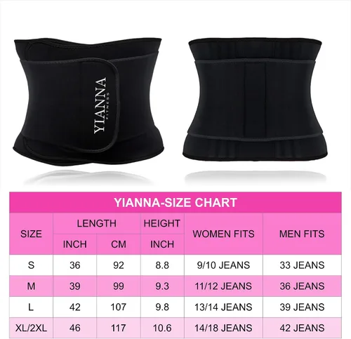 Vista 6 de YIANNA Waist Trainer Belt for Women Waist Trimmer Eraser Belly Band Body Shaper Sports Girdles