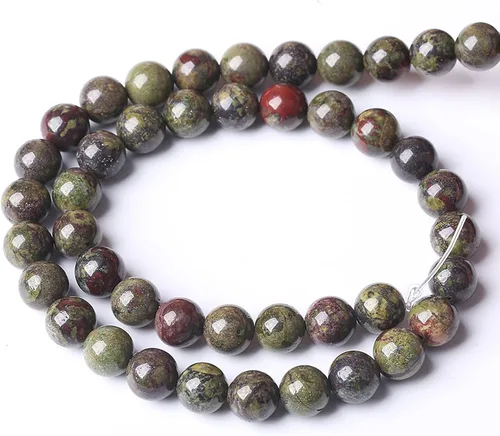 Vista 48 de 100 cuentas de piedra multicolor natural de 0.236 pulgadas (0.236 in), cuentas espaciadoras sueltas redondas para hacer pulseras, collares, aretes