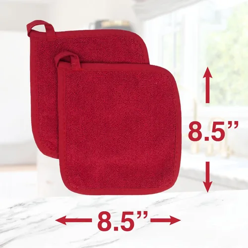 Vista 7 de RITZ Guante de olla y protector térmico de rizo: Resistente al calor sin igual, duradero 100% algodón – Diseñado ergonómicamente para un agarre