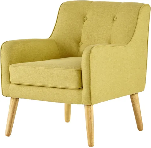 Vista 11 de Christopher Knight Home Felicity - Silla decorativa tapizada de tela moderna de mediados de siglo, silla de madera para sala de estar, silla