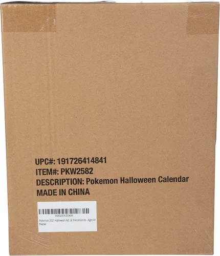 Vista 9 de Calendario de adviento de Halloween Pokemon 2021 para niños, 13 piezas, incluye 10 figuras de personajes de juguete y 3 accesorios, para mayores