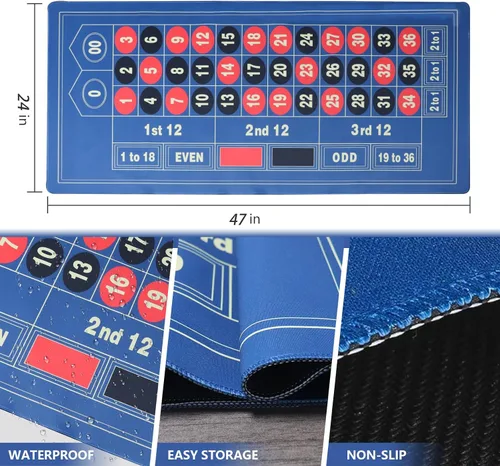 Vista 5 de Juego de ruedas de ruleta maciza de 12 pulgadas, mesa de ruleta y rueda, juegos de casino con rueda de ruleta de madera maciza de 12 pulgadas