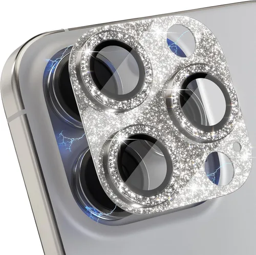 Vista 20 de Choiche - Protector de lente de cámara para iPhone 16 Pro/iPhone 16 Pro Max Full Camera Cover with 9H Tempered Glass Lens Screen Protector Metal